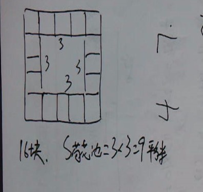 第三个是10平方厘米,理由同上. 5,16块,9平方米