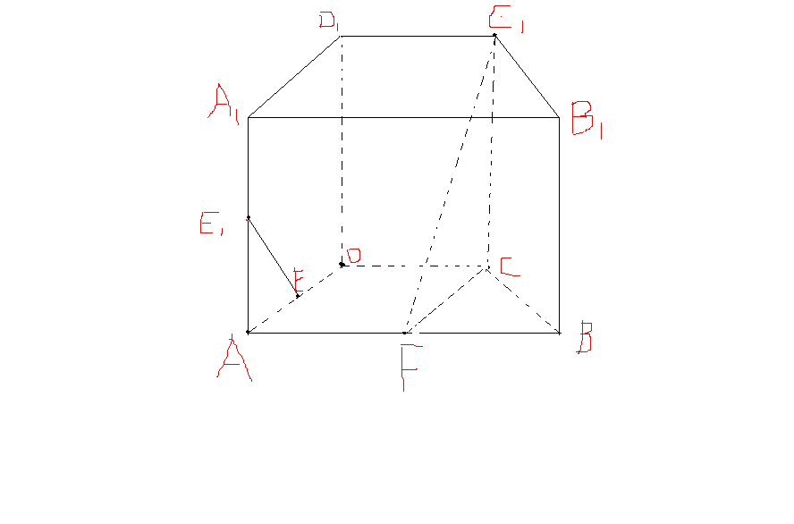 如图在直四棱柱abcd-a1b1c1d1中,底面abcd为等腰梯形,ab‖cd,e,e1分别