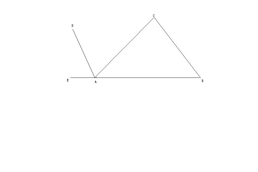 如圖,已知ad平行bc,角b=70度,角c=60度,則角cae的度數為_____.