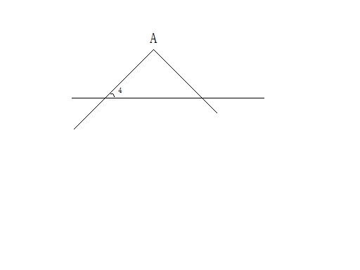 (2)∠a與∠4是哪兩條直線被哪條直線所截而成的什麼角