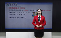 公因数、最大公因数