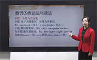 数词的表达法与读法-分数、小数、百分数与倍数